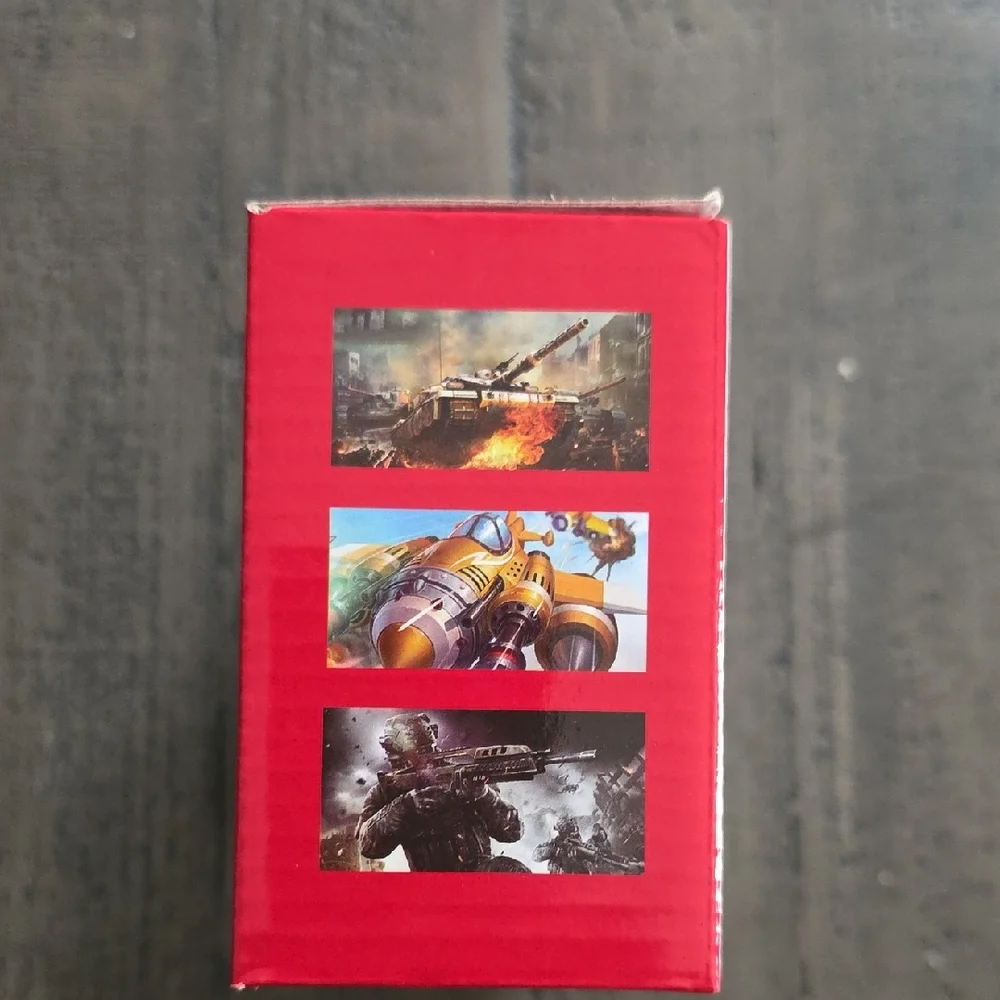 Q2 Handheld Console - Vibrant Red and Cool Blue